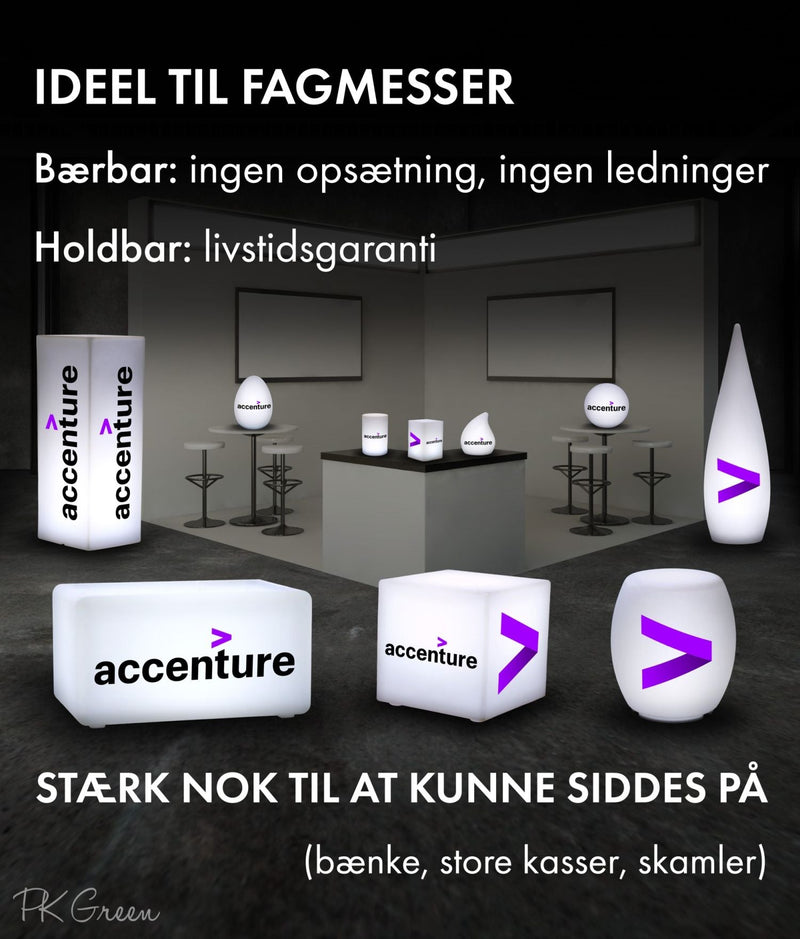 Stor LED Udendørs Pool Belysning til Fest Arrangement eget Design